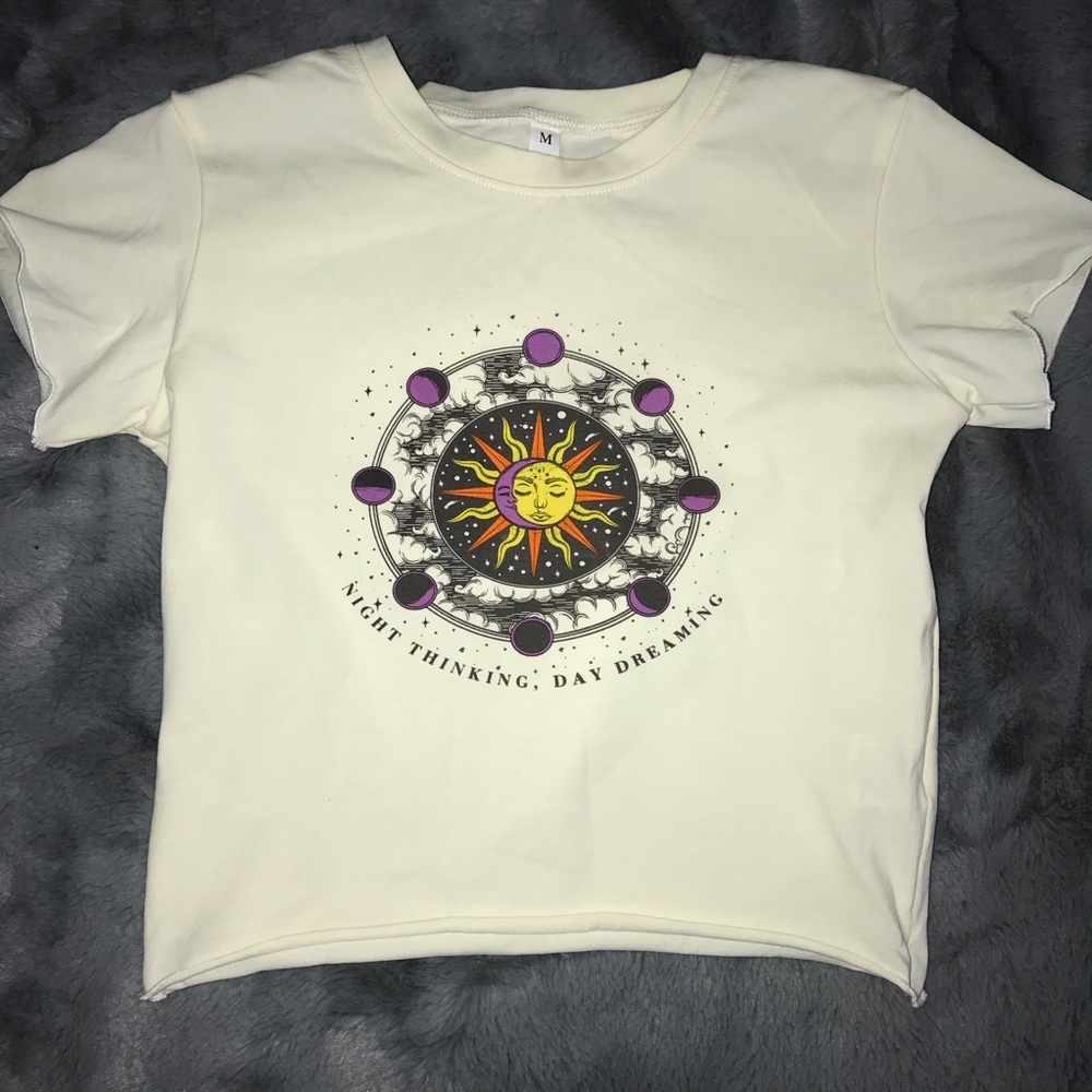 Yellow Sun Crop Top